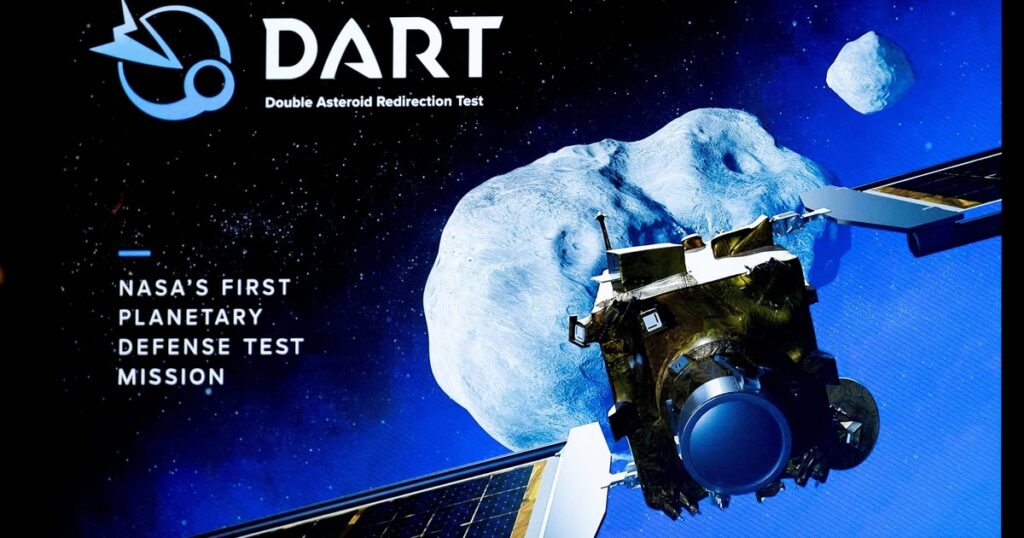 NASA's DART spacecraft hits target asteroid in first planetary defence test