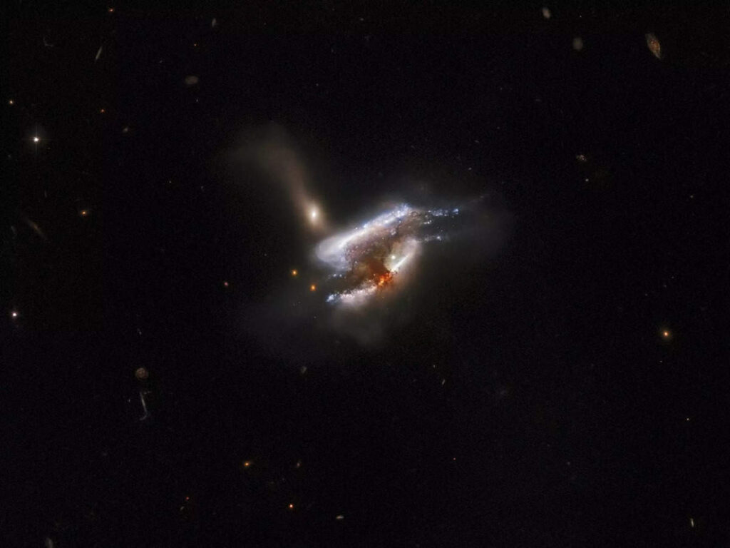 NASA's Hubble Telescope shares deceiving image of two colliding galaxies, check out viral picture